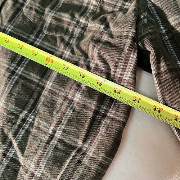 ExpressPlaid Sweater Flannel Shirt Size L - Picture 5 of 7